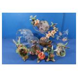 Bradford Figurines, Enchanted Garden&Hummingbird