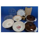 Misc Dishes, Anchor Hawking Bowl, Egg Plate,