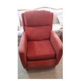 Red Comfortable Recliner W/Footrest