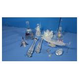 Misc Crystal KnickKnacks-Bells For Display Case,