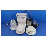 Pampered Chef Slimline Scale W/Farberware Mixer