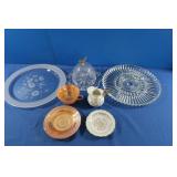 Cut Glass Display Dishes