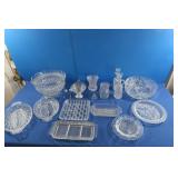 Misc Cut Glass, Oil, Vinegar&more