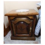 Wooden Nightstand 16x22x24H