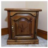 Wooden Nightstand 16x22x24H