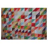 1 Handmade Quilt 88x72"-Very Good Cond