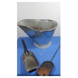 New Ash Bucket & Fireplace Tools