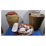 Lot of Flower Pots&Folding Plastic Table