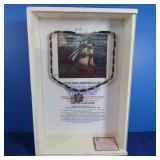 El-Cazador Solid Silver Coin Necklace designed&