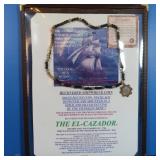 El-Cazador Solid Silver Coin Necklace designed&