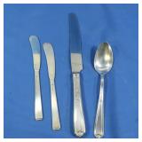 Sterling Silver Spoon, 2 Knives