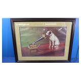 Framed Print-Victor w/Dog