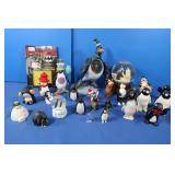 Penguin Lot-Snowglobes,Figures&more