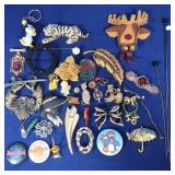 Assorted Pins, incl Hat Pin