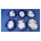 6 LaBelle China Small Decorative Plates