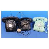 Vintage Rotary Telephones-lot
