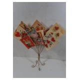 Vintage Valentine Cards w/Holder