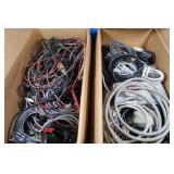 Lg Lot-Various Cables,Cords, incl. Computer Cables