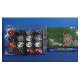 Mini Football Helmet Standings Tracker Set