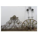 Wrought Iron Lawn Decor
