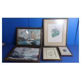 Framed Prints-Lot