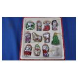 Vintage Peanuts Christmas Ornament Set(1 missing)