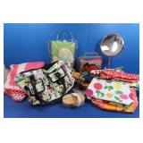 Misc Lot-Make-up MirrorWater Bottle,Make-up Bags&
