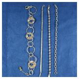 Sterling Bracelets-7"  30gr TW