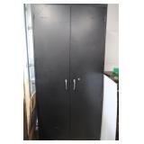 Metal Shelving Unit w/Doors 78"Hx36"Wx18"D