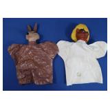 Vintage Wile E Coyote&Speedy Gonzales Hand-Puppets
