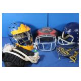 Football Helmet, Hockey Helmet&more