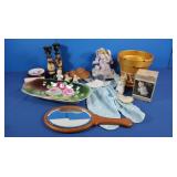 Angel w/Lambs Music Box,Keepsake Angel Orn.&more