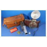 Vintage Polaroid Flash #200, Bell&Howell 16mm