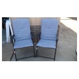 2 Padded Lawn Chairs