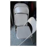 6 Metal Chairs