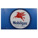 Mobilgas Metal Sign