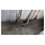 Rakes, Brooms