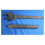 PROTO 16" Crescent Wrench, 11" Chisel