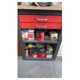Metal Table w/Contents-20x24x34"H