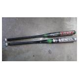 2 Bats-Louisville Slugger,Dudley Thunder
