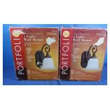 2 NIB Portfoli Wall-Mounted Lights