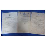 Antique 1922 Marine Award Signed, 1920 Air Force