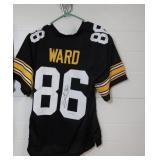 Autographed  Ward Jersey w/PSA-Pgh Steelers