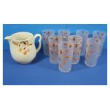 Vintage Hall Jewel Tea Autumn Leaf-Water Pitcher,