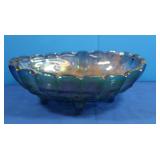 Vintage Carnival Glass Fruit Bowl