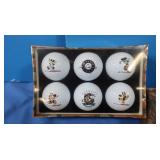 NIB Disney Century of Legends Golf Ball Set