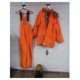 Hunting Clothes- L Coat, L Bibs, 9 Boots