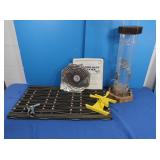 Rubber Mat, Bird Feeder, Sprinkler &more