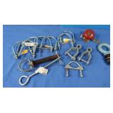 Muffler Clamps, Vintage Ford Steering While