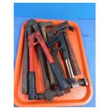 14" Bolt Cutters, Body Hammers &More